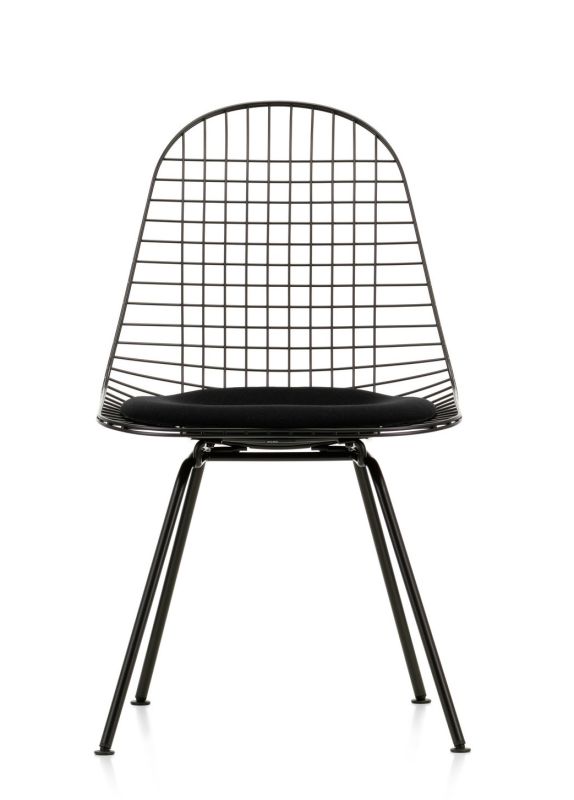 DKX-5 Wire Chair Stuhl mit Sitzkissen Vitra